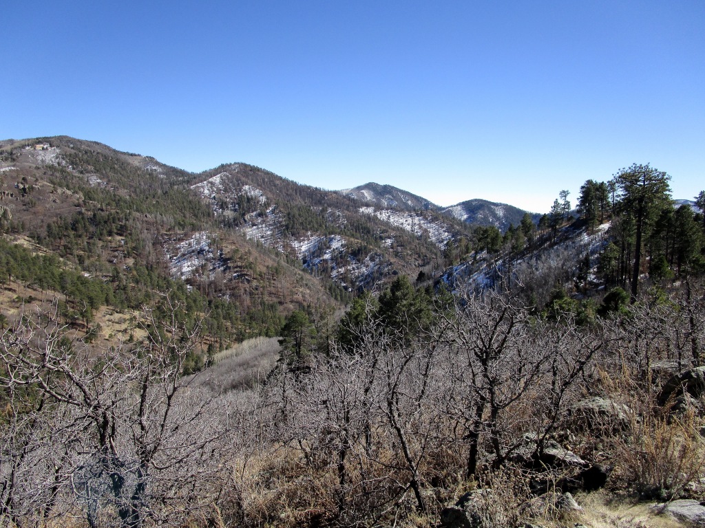 View from Crest into West Railroad Canyon